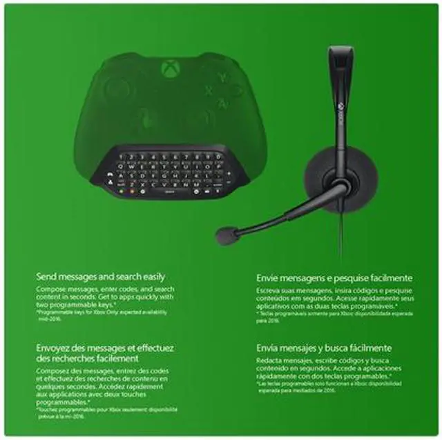 Alt view image 4 of 4 - Microsoft Xbox One Chatpad
