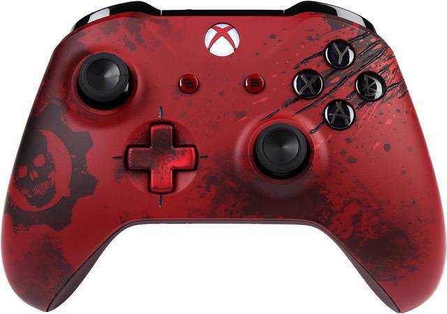 xbox one Gears of War 4 Crimson Omen custom controller faceplate front  shell replacement