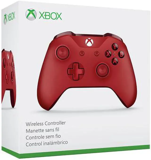 Alt view image 4 of 4 - Microsoft Xbox Wireless Controller - Red