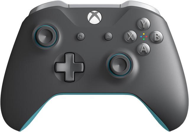 Xbox blue and sales grey controller