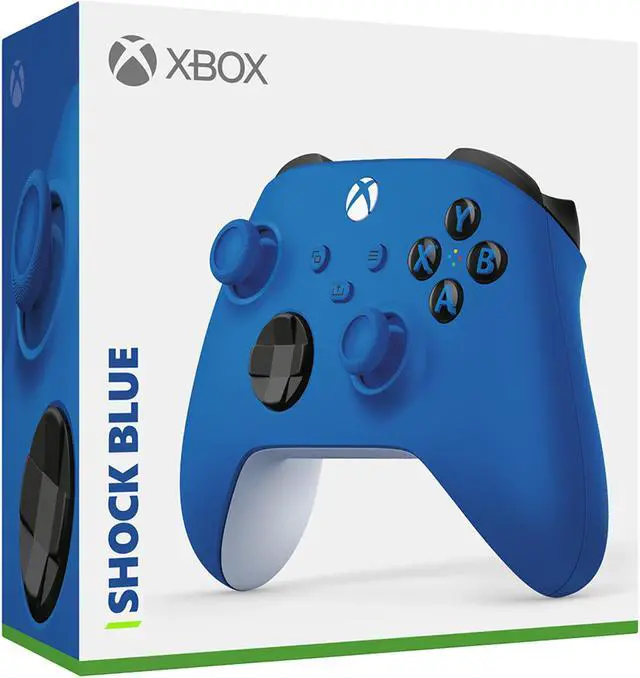 Alt view image 4 of 5 - Xbox Wireless Controller - Shock Blue