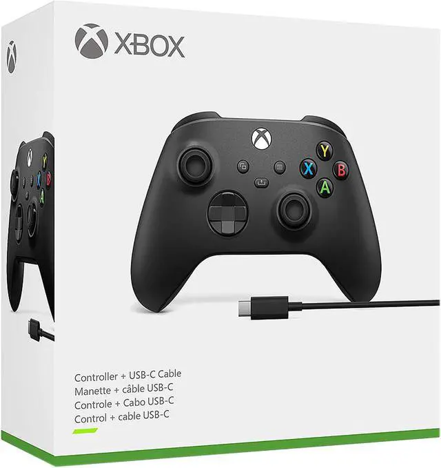 Alt view image 4 of 5 - Xbox PC Gaming Controller with USB-C Cable