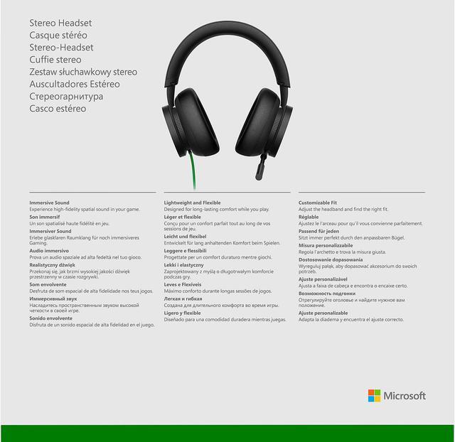 Alt view image 5 of 7 - Xbox Stereo Headset for Xbox One, PC, Xbox Series X|S