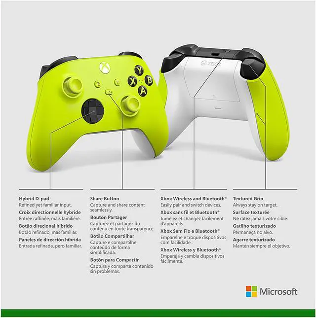 Alt view image 11 of 11 - Xbox Wireless Controller - Electric Volt