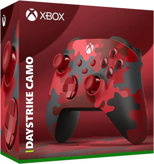 Alt view image 9 of 9 - Xbox Wireless Controller – Daystrike Camo Red