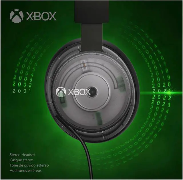 Alt view image 7 of 7 - Xbox Stereo Headset - 20th Anniversary Special Edition for Xbox Series X|S, PC