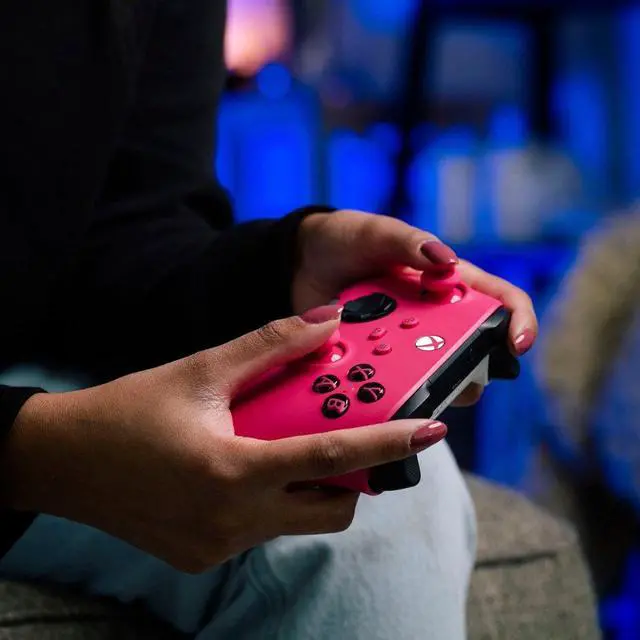 Alt view image 6 of 12 - Xbox Wireless Controller - Deep Pink