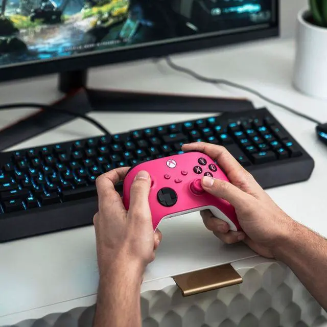 Alt view image 9 of 12 - Xbox Wireless Controller - Deep Pink