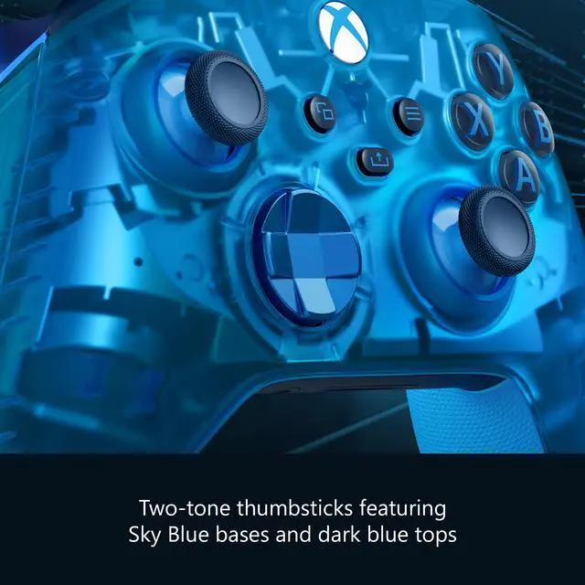 Alt view image 4 of 10 - Xbox Wireless Controller - Sky Cipher