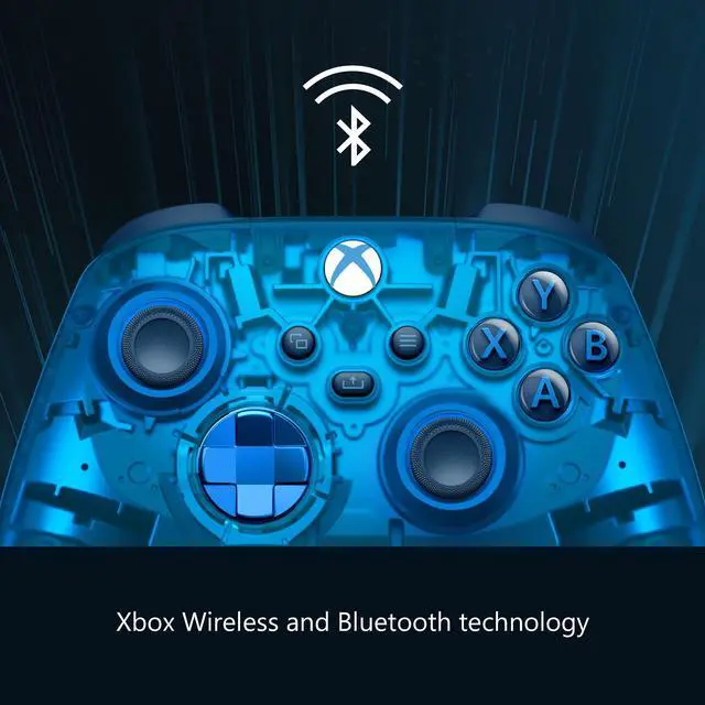 Alt view image 5 of 10 - Xbox Wireless Controller - Sky Cipher