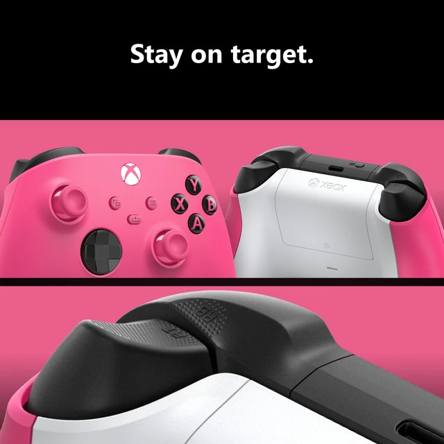 Alt view image 4 of 6 - Xbox Wireless Controller - Deep Pink for Xbox Series X|S, Xbox One, and Windows Devices