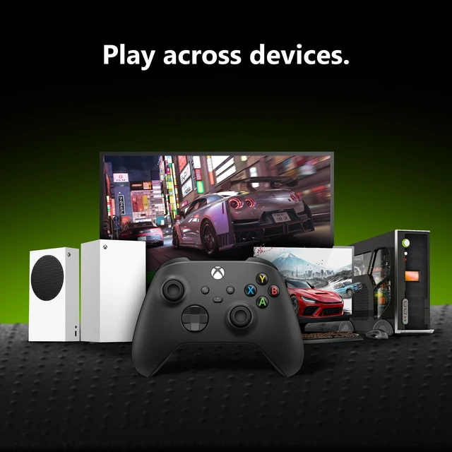 Alt view image 4 of 6 - Xbox Wireless Controller - Carbon Black for Xbox Series X|S, Xbox One, and Windows Devices
