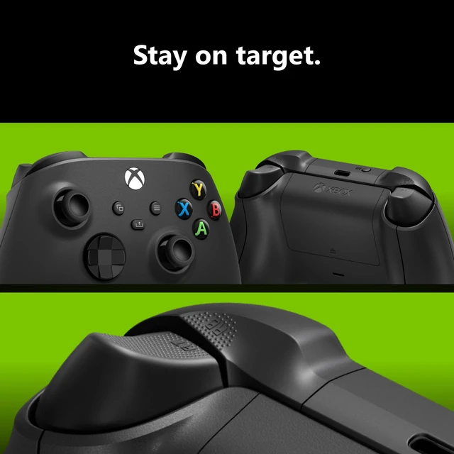 Alt view image 5 of 6 - Xbox Wireless Controller - Carbon Black for Xbox Series X|S, Xbox One, and Windows Devices