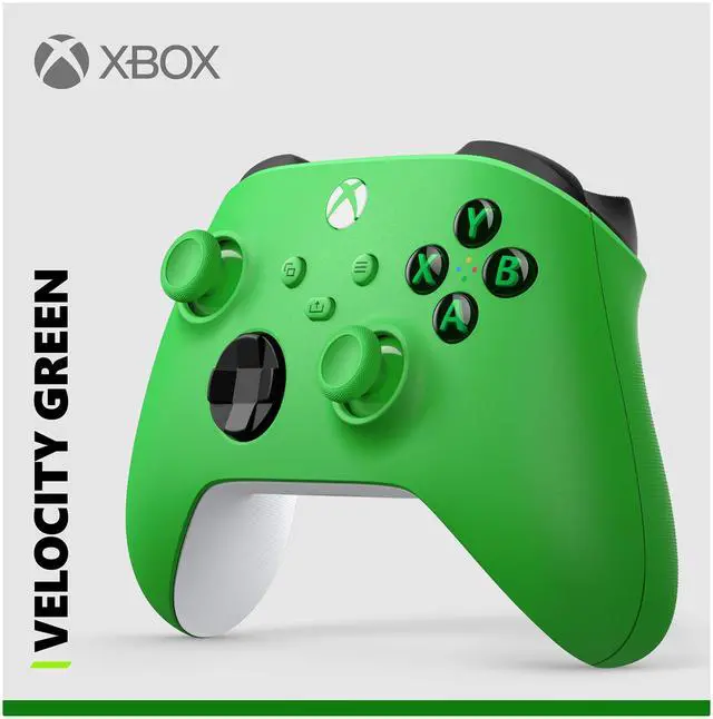 Alt view image 2 of 3 - Xbox Wireless Controller -  Velocity Green for Xbox Series X|S, Xbox One, and Windows Devices
