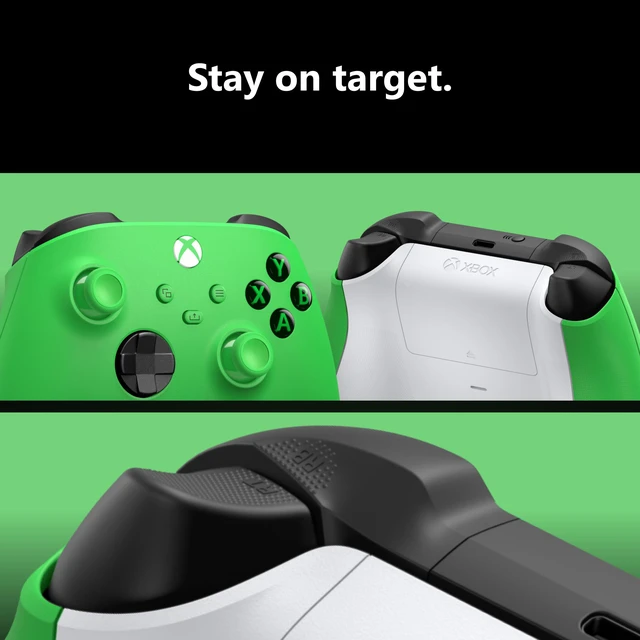 Alt view image 5 of 6 - Xbox Wireless Controller - Velocity Green for Xbox Series X|S, Xbox One, and Windows Devices