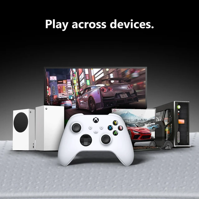 Alt view image 4 of 6 - Xbox Wireless Controller - Robot White for Xbox Series X|S, Xbox One, and Windows Devices