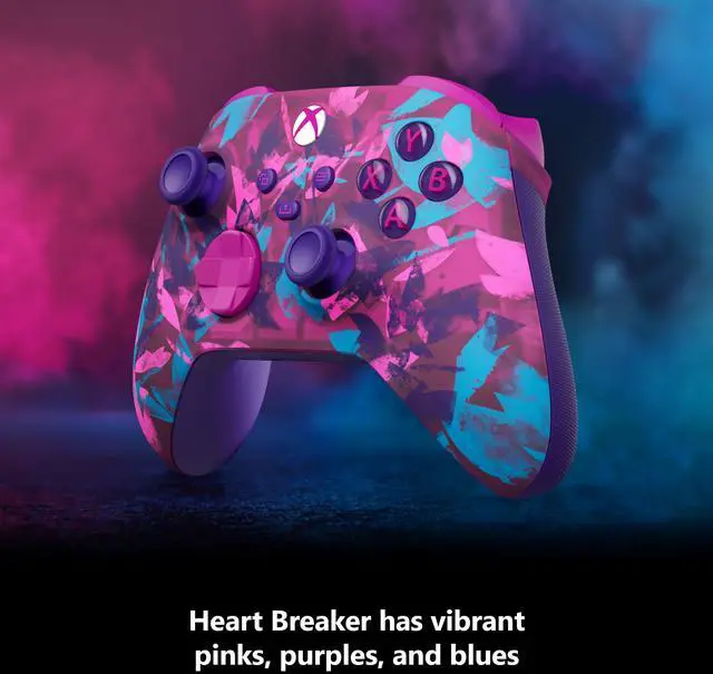 Alt view image 2 of 7 - Xbox Wireless Controller, Heart Breaker Special Edition for Xbox Series X|S, Xbox One, PCs, and Cloud-Enabled Devices