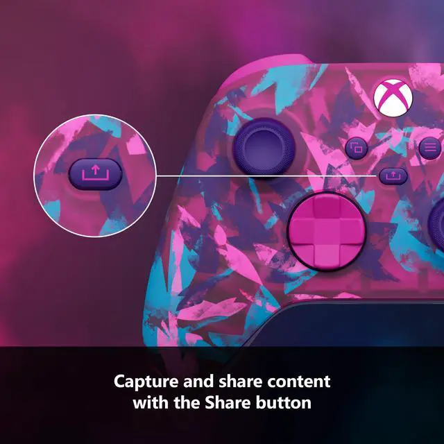 Alt view image 6 of 7 - Xbox Wireless Controller, Heart Breaker Special Edition for Xbox Series X|S, Xbox One, PCs, and Cloud-Enabled Devices