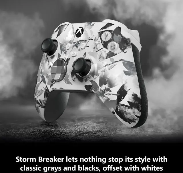 Alt view image 2 of 7 - Xbox Wireless Controller, Storm Breaker Special Edition for Xbox Series X|S, Xbox One, PCs, and Cloud-Enabled Devices