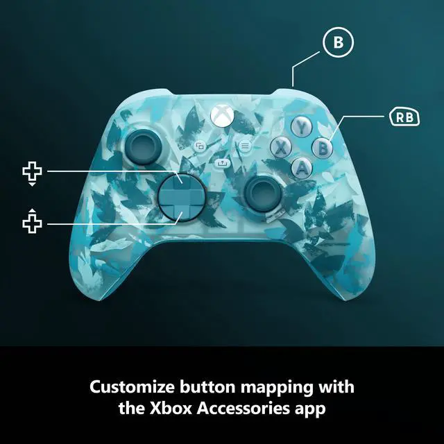 Alt view image 7 of 7 - Xbox Wireless Controller, Ice Breaker Special Edition for Xbox Series X|S, Xbox One, PCs, and Cloud-Enabled Devices