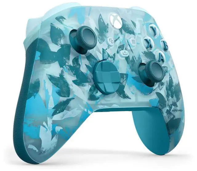 Alt view image 3 of 4 - Microsoft Breaker Series Special Edition Xbox Wireless Controller Frosty mix of iced and frosted blues