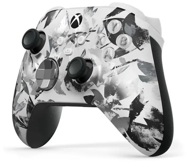 Alt view image 2 of 4 - Microsoft Breaker Series Special Edition Xbox Wireless Controller Classic grays, blacks, and whites