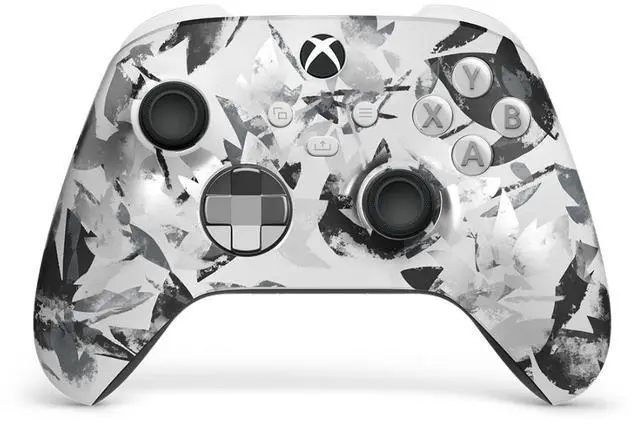Alt view image 4 of 4 - Microsoft Breaker Series Special Edition Xbox Wireless Controller Classic grays, blacks, and whites