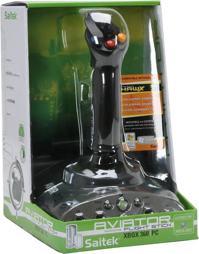 Alt view image 10 of 10 - Mad Catz Saitek Aviator Flight Stick
