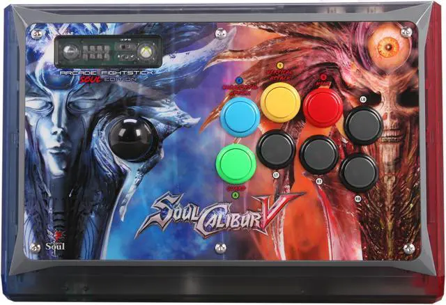 Alt view image 4 of 8 - Mad Catz Soul Calibur V Arcade FightStick Soul Edition for XBOX 360
