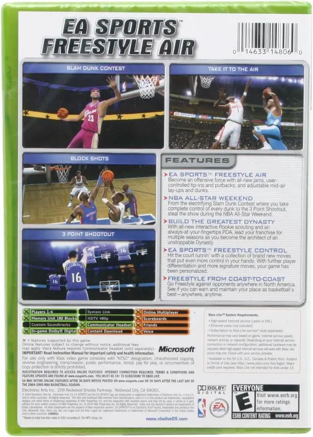 Alt view image 2 of 2 - NBA LIVE 2005 XBOX Game EA