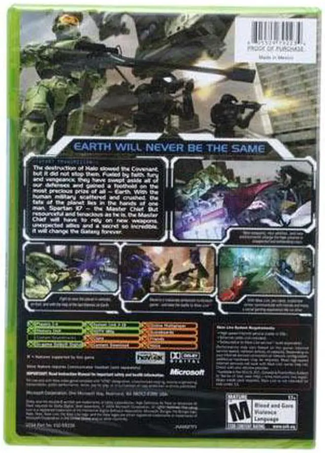 Alt view image 2 of 2 - Halo 2 XBOX Game Microsoft