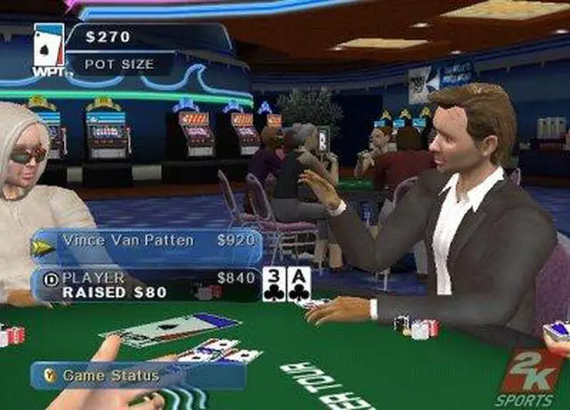 Alt view image 9 of 20 - World Poker Tour 2K6 XBOX game 2K Games
