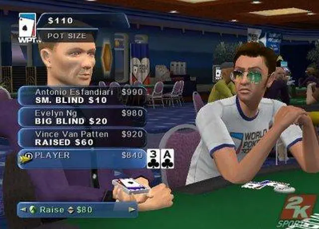 Alt view image 10 of 20 - World Poker Tour 2K6 XBOX game 2K Games