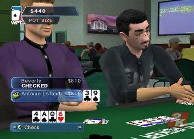 Alt view image 15 of 20 - World Poker Tour 2K6 XBOX game 2K Games