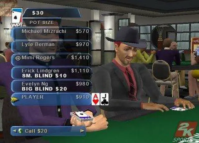 Alt view image 16 of 20 - World Poker Tour 2K6 XBOX game 2K Games
