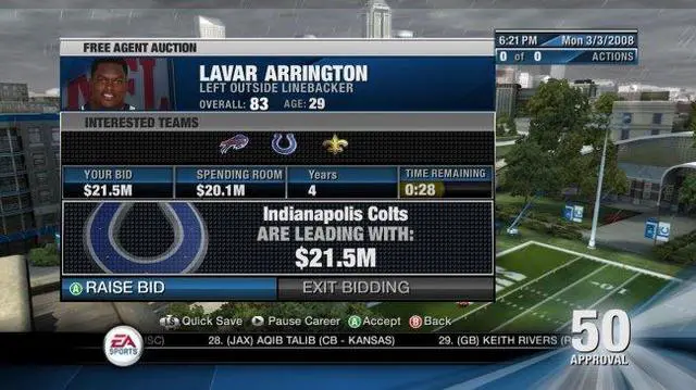 Alt view image 6 of 13 - NFL Head Coach 09 Xbox 360 Game