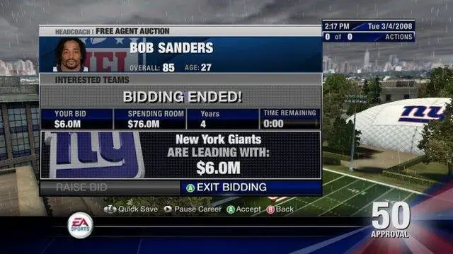 Alt view image 8 of 13 - NFL Head Coach 09 Xbox 360 Game