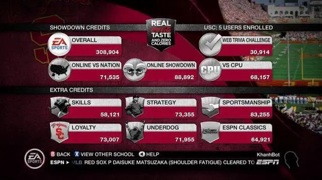 Alt view image 14 of 15 - NCAA Football 2010 Xbox 360 Game