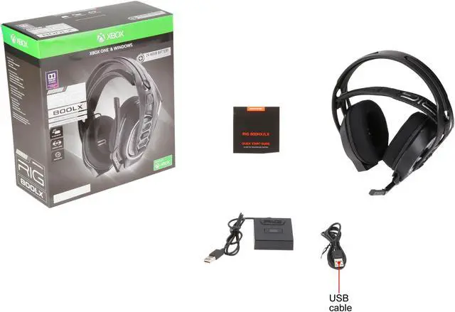 Alt view image 9 of 9 - RIG 800LX SE Wireless Gaming Headset with Dolby Atmos for Xbox One