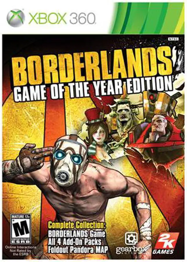 Main image of Borderlands: Game of the Year Edition Xbox 360 Game