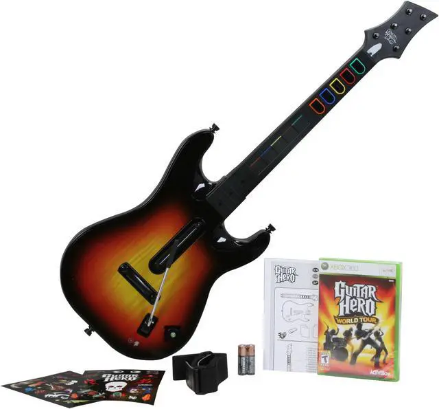 Alt view image 10 of 14 - Guitar Hero World Tour (Guitar Kit) Xbox 360 Game
