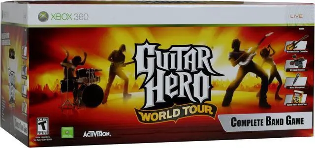 Alt view image 20 of 20 - Guitar Hero World Tour (Band Kit) Xbox 360 Game