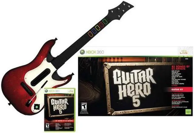 Alt view image 2 of 2 - Guitar Hero 5 Guitar Kit Xbox 360 Game