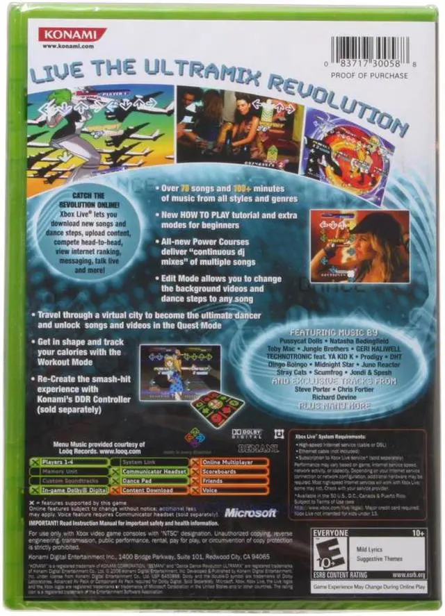 Alt view image 2 of 2 - Dance Dance Revolution Ultramix 4 XBOX game KONAMI