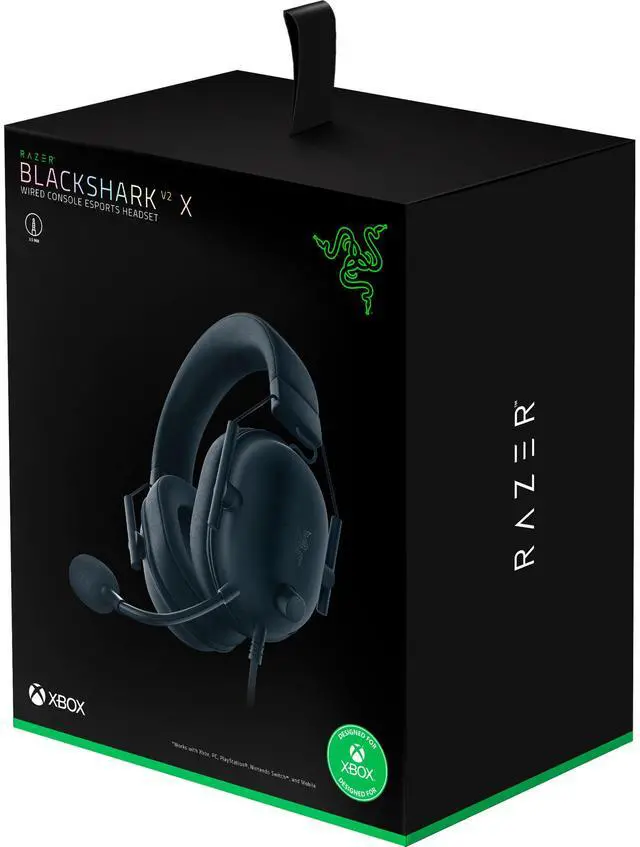 Alt view image 2 of 3 - Razer BlackShark V2 X (Xbox Licensed) - Wired Console esports Headset - Black
