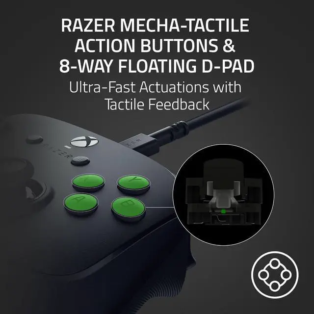 Alt view image 6 of 10 - Razer Wolverine V3 Tournament Edition (Xbox Licensed) - Wired Gaming Controller for Xbox Series X|S & PC - Black