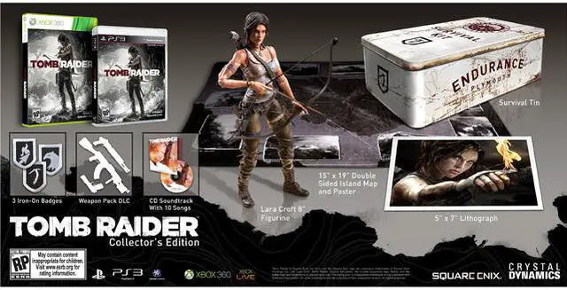 Alt view image 9 of 9 - Tomb Raider Collector's Edition Xbox 360 Game