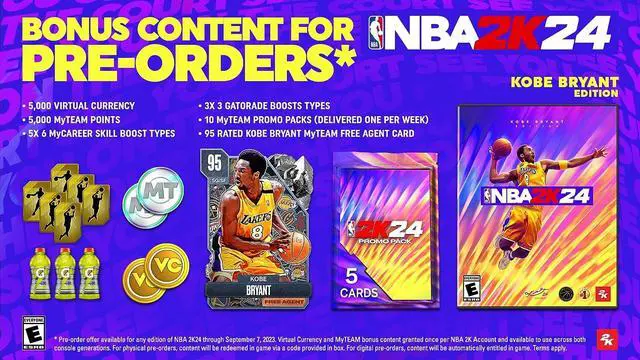 Alt view image 3 of 6 - NBA 2K24 Kobe Bryant Edition - Xbox Series X