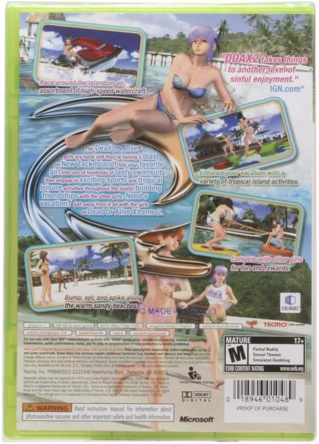 Alt view image 2 of 19 - Dead or Alive Extreme Beach Volleyball 2 Xbox 360 Game
