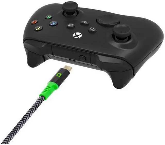 Alt view image 2 of 2 - Bionik Bnk-9082 Xbsx Lynx Charge Cable 10Ft Bk/Grn